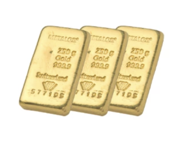 Buy 250 Gram Gold Bar In The United States
