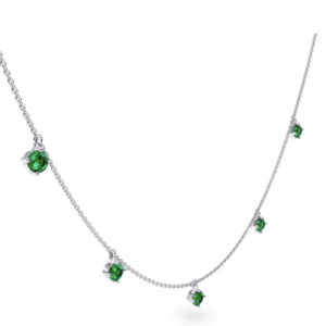 Astra Emerald Diamond Necklase