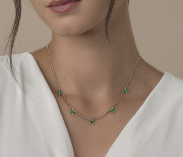 Astra Emerald Diamond Necklase - Image 3