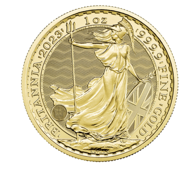 1oz The Royal Mint Britannia gold coin 999.9 