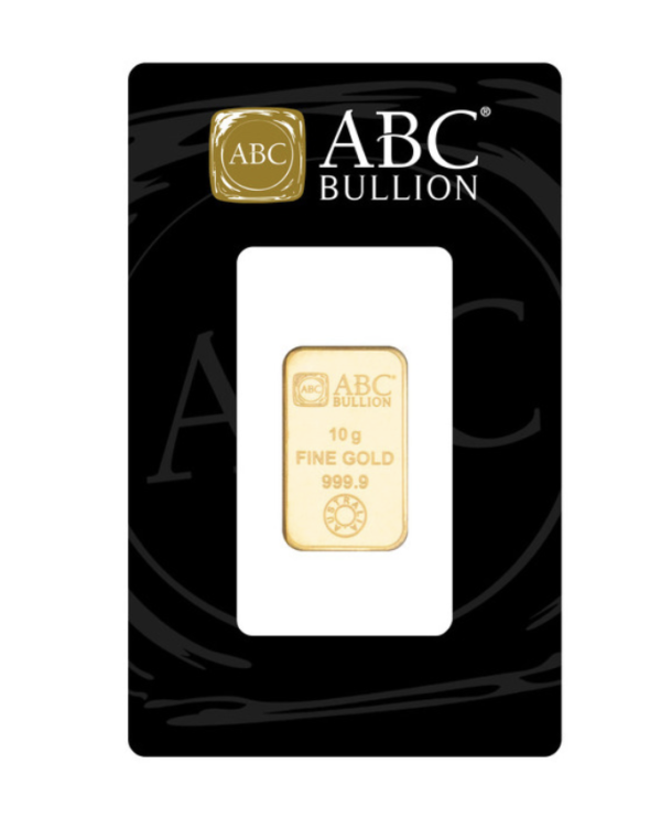 10g ABC Bullion Gold Minted Tablet 999.9